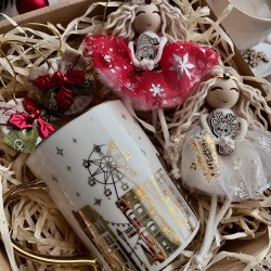 Świąteczny Zestaw Prezentowy - Kubek Aniołek